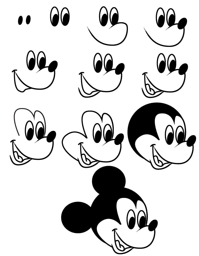 Drawing Mickey Mouse